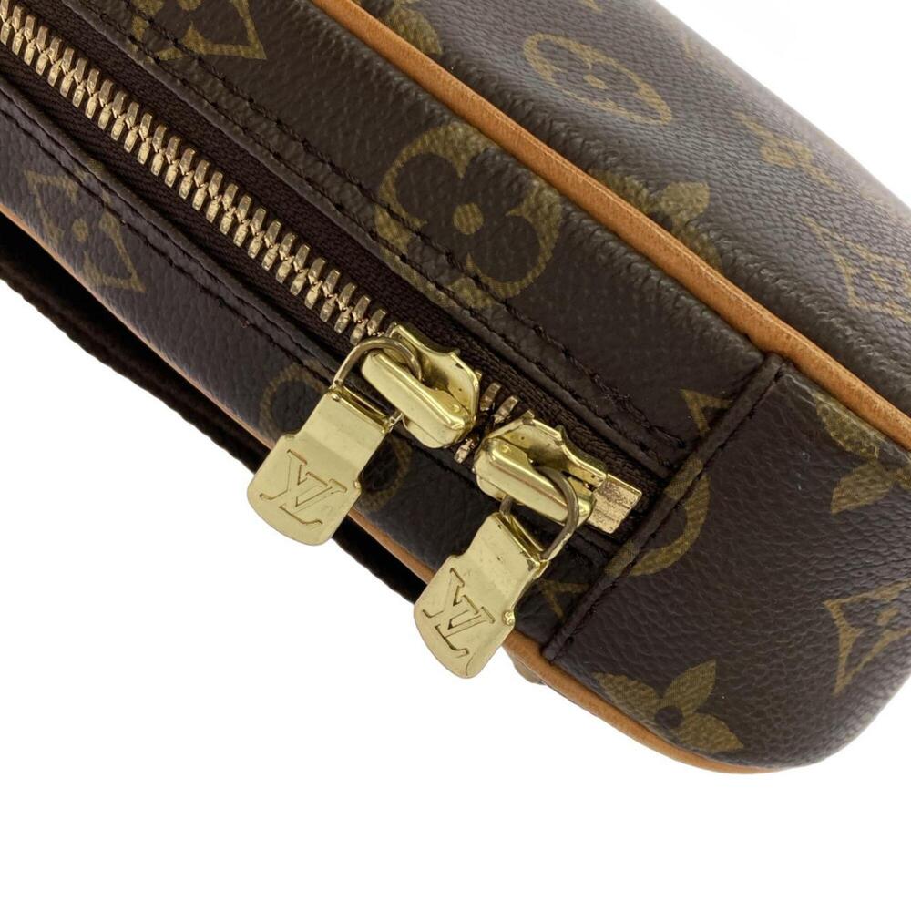 LOUIS VUITTON Authentic Brown Monogram Pochette Shoulder Bag - Picture 4 of 7